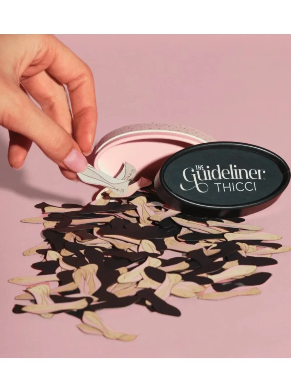 Guideliner Try Me Kit Temporary Tattoo Winged Eyeliner Application